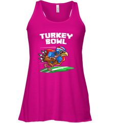 Cool Turkey Bowl _ Funny Thanksgiving Football Player Gift Women's Racerback Tank Women's Racerback Tank - FordPhuMy