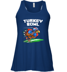 Cool Turkey Bowl _ Funny Thanksgiving Football Player Gift Women's Racerback Tank Women's Racerback Tank - FordPhuMy