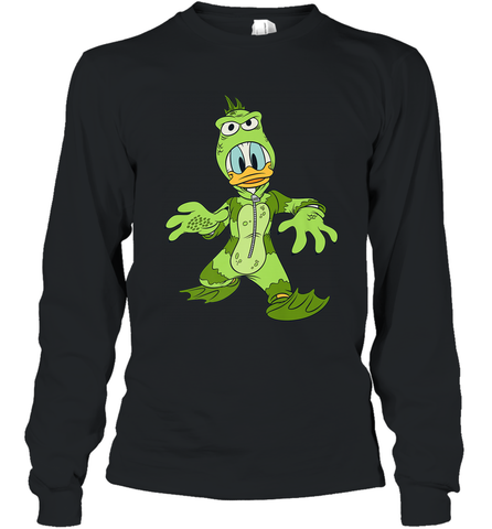 Disney Donald Duck Monster Halloween Costume Long Sleeve T-Shirt Long Sleeve T-Shirt / Black / S Long Sleeve T-Shirt - FordPhuMy