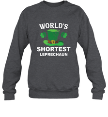 Shortest Leprechaun Funny Family St. Patrick's Day Crewneck Sweatshirt Crewneck Sweatshirt - FordPhuMy