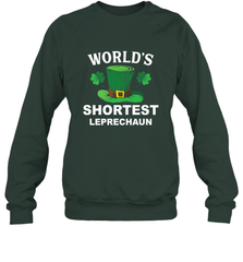 Shortest Leprechaun Funny Family St. Patrick's Day Crewneck Sweatshirt Crewneck Sweatshirt - FordPhuMy