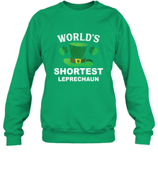 Shortest Leprechaun Funny Family St. Patrick's Day Crewneck Sweatshirt Crewneck Sweatshirt - FordPhuMy