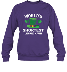 Shortest Leprechaun Funny Family St. Patrick's Day Crewneck Sweatshirt Crewneck Sweatshirt - FordPhuMy
