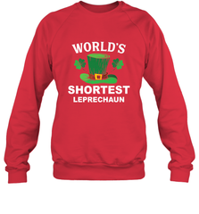 Shortest Leprechaun Funny Family St. Patrick's Day Crewneck Sweatshirt Crewneck Sweatshirt - FordPhuMy