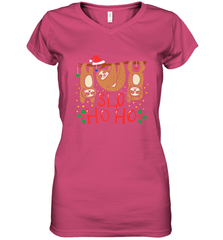 Sloth Christmas Women's V-Neck T-Shirt Women's V-Neck T-Shirt - FordPhuMy