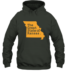 The Great State Of Kansas Hooded Sweatshirt Hooded Sweatshirt - FordPhuMy