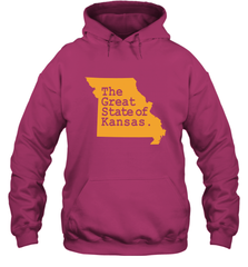 The Great State Of Kansas Hooded Sweatshirt Hooded Sweatshirt - FordPhuMy