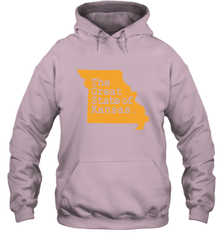 The Great State Of Kansas Hooded Sweatshirt Hooded Sweatshirt - FordPhuMy