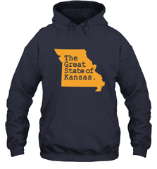 The Great State Of Kansas Hooded Sweatshirt Hooded Sweatshirt - FordPhuMy