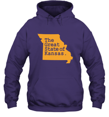The Great State Of Kansas Hooded Sweatshirt Hooded Sweatshirt - FordPhuMy