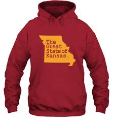 The Great State Of Kansas Hooded Sweatshirt Hooded Sweatshirt - FordPhuMy