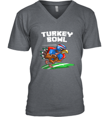Cool Turkey Bowl _ Funny Thanksgiving Football Player Gift Men's V-Neck Men's V-Neck - FordPhuMy