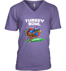 Cool Turkey Bowl _ Funny Thanksgiving Football Player Gift Men's V-Neck Men's V-Neck - FordPhuMy