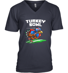Cool Turkey Bowl _ Funny Thanksgiving Football Player Gift Men's V-Neck Men's V-Neck - FordPhuMy
