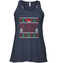 Oldest Claus Santa Hat Christmas Gift Matching Family Ugly Women's Racerback Tank Women's Racerback Tank - FordPhuMy