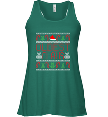 Oldest Claus Santa Hat Christmas Gift Matching Family Ugly Women's Racerback Tank Women's Racerback Tank - FordPhuMy