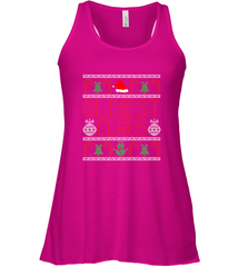 Oldest Claus Santa Hat Christmas Gift Matching Family Ugly Women's Racerback Tank Women's Racerback Tank - FordPhuMy