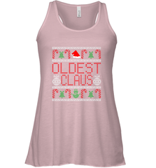 Oldest Claus Santa Hat Christmas Gift Matching Family Ugly Women's Racerback Tank Women's Racerback Tank - FordPhuMy