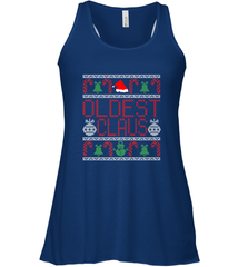Oldest Claus Santa Hat Christmas Gift Matching Family Ugly Women's Racerback Tank Women's Racerback Tank - FordPhuMy