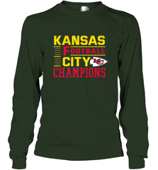 Kansas City Football Champions Vintage KC Distressed Gift Long Sleeve T-Shirt Long Sleeve T-Shirt - FordPhuMy