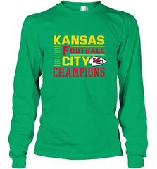 Kansas City Football Champions Vintage KC Distressed Gift Long Sleeve T-Shirt Long Sleeve T-Shirt - FordPhuMy