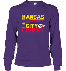 Kansas City Football Champions Vintage KC Distressed Gift Long Sleeve T-Shirt Long Sleeve T-Shirt - FordPhuMy