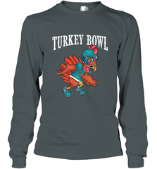 Cool Turkey Bowl _ Funny Thanksgiving Football Player Long Sleeve T-Shirt Long Sleeve T-Shirt - FordPhuMy