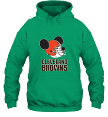 Nfl Cleveland Browns Mickey Mouse Team Hooded Sweatshirt Hooded Sweatshirt - FordPhuMy