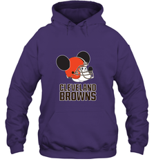 Nfl Cleveland Browns Mickey Mouse Team Hooded Sweatshirt Hooded Sweatshirt - FordPhuMy