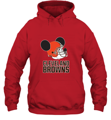 Nfl Cleveland Browns Mickey Mouse Team Hooded Sweatshirt Hooded Sweatshirt - FordPhuMy