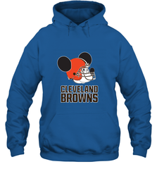 Nfl Cleveland Browns Mickey Mouse Team Hooded Sweatshirt Hooded Sweatshirt - FordPhuMy