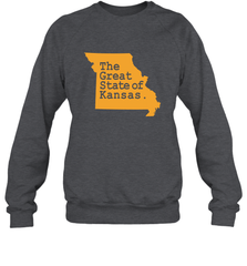 The Great State Of Kansas Crewneck Sweatshirt Crewneck Sweatshirt - FordPhuMy