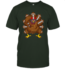 Cool Turkey Football Feathers Funny Thanksgiving Sports Men's T-Shirt Men's T-Shirt - FordPhuMy