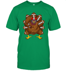 Cool Turkey Football Feathers Funny Thanksgiving Sports Men's T-Shirt Men's T-Shirt - FordPhuMy