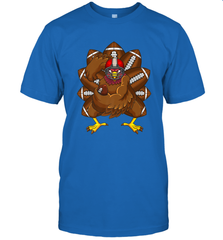 Cool Turkey Football Feathers Funny Thanksgiving Sports Men's T-Shirt Men's T-Shirt - FordPhuMy