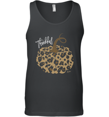 Mens Womens Thankful Pumpkin Fall Leopard Print Men's Tank Top Men's Tank Top - FordPhuMy