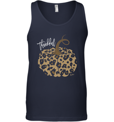 Mens Womens Thankful Pumpkin Fall Leopard Print Men's Tank Top