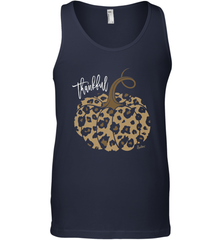 Mens Womens Thankful Pumpkin Fall Leopard Print Men's Tank Top Men's Tank Top - FordPhuMy