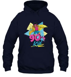 Marvel X Men Jubilee 90s Kid Neon Retro Hooded Sweatshirt