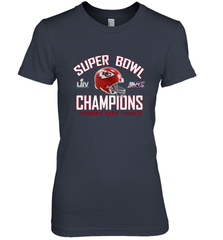 NFL super bowl Kansas City Chiefs Logo Helmet champions Women's Premium T-Shirt Women's Premium T-Shirt - FordPhuMy