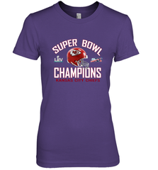 NFL super bowl Kansas City Chiefs Logo Helmet champions Women's Premium T-Shirt Women's Premium T-Shirt - FordPhuMy