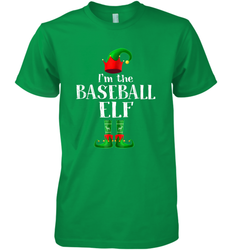 I'm The Baseball Elf Matching Family Pajama Christmas Men's Premium T-Shirt