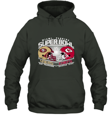NFL Super bowl San Francisco 49ers vs. Kansas City Chiefs Hooded Sweatshirt Hooded Sweatshirt - FordPhuMy