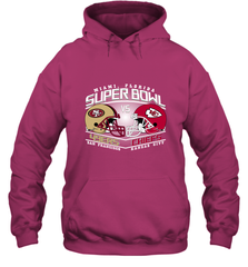 NFL Super bowl San Francisco 49ers vs. Kansas City Chiefs Hooded Sweatshirt Hooded Sweatshirt - FordPhuMy