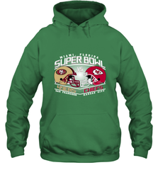 NFL Super bowl San Francisco 49ers vs. Kansas City Chiefs Hooded Sweatshirt Hooded Sweatshirt - FordPhuMy
