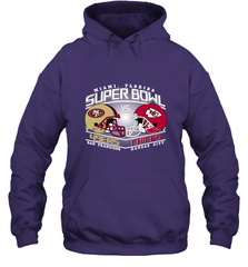 NFL Super bowl San Francisco 49ers vs. Kansas City Chiefs Hooded Sweatshirt Hooded Sweatshirt - FordPhuMy