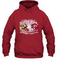 NFL Super bowl San Francisco 49ers vs. Kansas City Chiefs Hooded Sweatshirt Hooded Sweatshirt - FordPhuMy