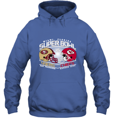 NFL Super bowl San Francisco 49ers vs. Kansas City Chiefs Hooded Sweatshirt Hooded Sweatshirt - FordPhuMy