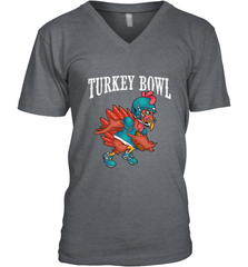 Cool Turkey Bowl _ Funny Thanksgiving Football Player Men's V-Neck Men's V-Neck - FordPhuMy