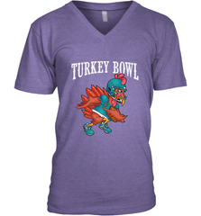 Cool Turkey Bowl _ Funny Thanksgiving Football Player Men's V-Neck Men's V-Neck - FordPhuMy